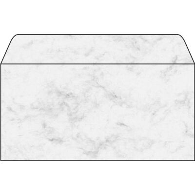 Sigel Sobres, 11 x 22 cm, 90 g/m², mármol gris claro, 50 unidades Sigel Sobres, 11 x 22 cm, 90 g/m², mármol gris claro, 50 unidades