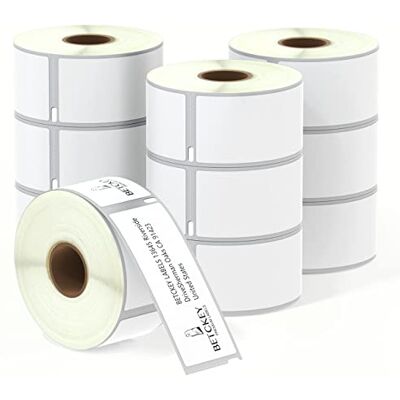 BETCKEY 10 Rollos 99012 Etiquetas Adhesivas Compatible con DYMO S0722400, 36mm x 89mm, 2600 Etiquetas de Dirección Grandes para LabelWriter 450, 4XL, No se aplica 550 o 5XL BETCKEY 10 Rollos 99012 Etiquetas Adhesivas Compatible con DYMO S0722400, 36mm x 89mm, 2600 Etiquetas de Dirección Grandes para LabelWriter 450, 4XL, No se aplica 550 o 5XL