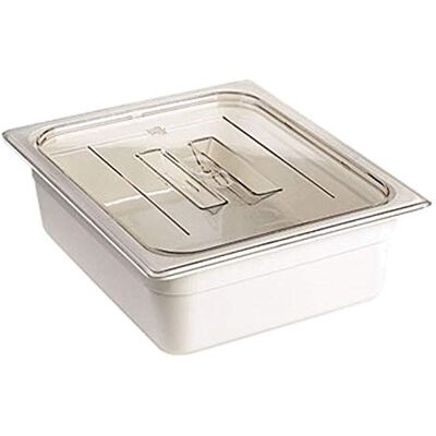 Cambro Gastronorm Gastro GN Recipiente para almacenamiento de alimentos (policarbonato, 1/2 tapa) Cambro Gastronorm Gastro GN Recipiente para almacenamiento de alimentos (policarbonato, 1/2 tapa)