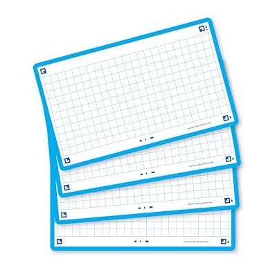 Oxford Flash 2.0-80 fichas Bristol Flash Cards 7,5 x 12,5 cm, cuadros pequeños, color turquesa Oxford Flash 2.0-80 fichas Bristol Flash Cards 7,5 x 12,5 cm, cuadros pequeños, color turquesa