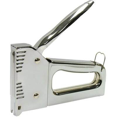 Gardner Bender Pistola grapadora de acero inoxidable de alta resistencia, bajo voltaje Gardner Bender Pistola grapadora de acero inoxidable de alta resistencia, bajo voltaje