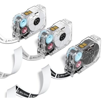 Phomemo A30/P15 Etiquetas Adhesivas de Transferencia Térmica para Organización y Clasificación de Documentos, 14mm*30mm*200 Piezas, 3 Rollos, Transparente+Blanco+Negro, Papel Hueco Phomemo A30/P15 Etiquetas Adhesivas de Transferencia Térmica para Organización y Clasificación de Documentos, 14mm*30mm*200 Piezas, 3 Rollos, Transparente+Blanco+Negro, Papel Hueco
