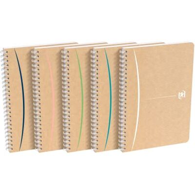 Oxford Lote de 40 cuadernos Touareg A5 pequeños azulejos 5 mm 100 páginas Encuadernación integral portada tarjeta colores surtidos papel reciclado Oxford Lote de 40 cuadernos Touareg A5 pequeños azulejos 5 mm 100 páginas Encuadernación integral portada tarjeta colores surtidos papel reciclado