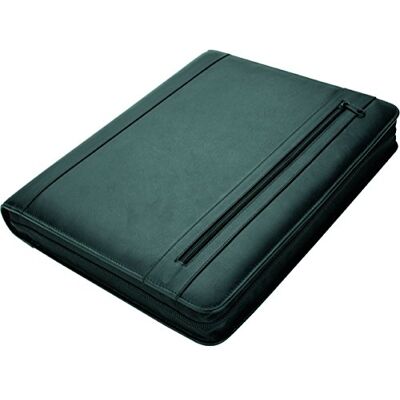 ALASSIO Cartera de viaje con anillas (A4, calculadora, bloc de notas), color negro ALASSIO Cartera de viaje con anillas (A4, calculadora, bloc de notas), color negro