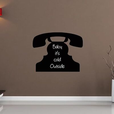 Pegatina de Pared Teléfono Antiguo - Decoración Pegatina de Pared Teléfono Antiguo - Decoración