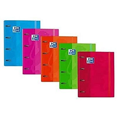 Oxford Carpeblock A4 con recambio, 1 unidad, colores surtidos. Oxford Carpeblock A4 con recambio, 1 unidad, colores surtidos.