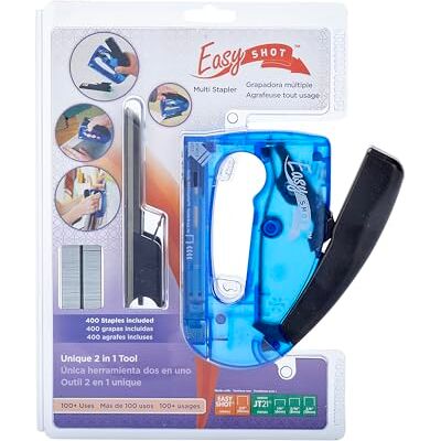 Arrow Fastener Easyshot Grapadora múltiple, color azul Arrow Fastener Easyshot Grapadora múltiple, color azul