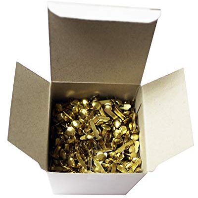 ALCO -Albert Clips para bolsas de muestra, 2/15, latón, 1000 unidades ALCO -Albert Clips para bolsas de muestra, 2/15, latón, 1000 unidades