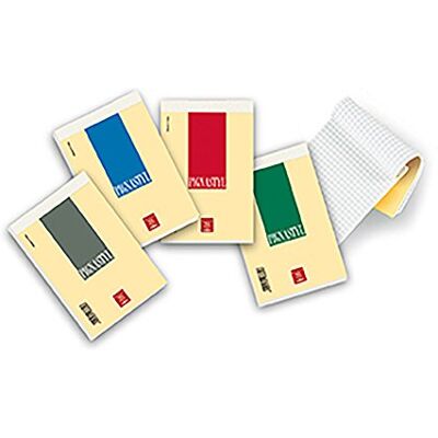 Pigna , Block STYL, Puntada Metálica, A6 10,5x14,8 cm, 70 hojas, papel 80 g/m², 4 temas, interior 5M, cuadrados 5 mm, 20 piezas Pigna , Block STYL, Puntada Metálica, A6 10,5x14,8 cm, 70 hojas, papel 80 g/m², 4 temas, interior 5M, cuadrados 5 mm, 20 piezas