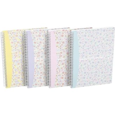 Oxford cuaderno de espiral, Hard Cover B5 5 Pack cuadros blanca doble espiral 120 páginas 3 diseños surtidos Cuaderno Diario Bloc de anillo espiral (regalo Idea Floral Flores Oxford cuaderno de espiral, Hard Cover B5 5 Pack cuadros blanca doble espiral 120 páginas 3 diseños surtidos Cuaderno Diario Bloc de anillo espiral (regalo Idea Floral Flores