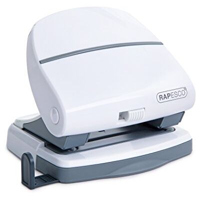 Rapesco P30 Perforadora de 2 Agujeros, Capacidad de 30 Hojas, Blanco Rapesco P30 Perforadora de 2 Agujeros, Capacidad de 30 Hojas, Blanco