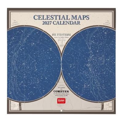 Legami Calendario 2027 Pared, Celestial Maps, Calendario de Pared Grande, 12 Meses y Agenda Anual, en 6 Idiomas, Espacio para Notas, Signos del Zodiaco, Fiestas Internacionales, 30 x 29 cm Legami Calendario 2027 Pared, Celestial Maps, Calendario de Pared Grande, 12 Meses y Agenda Anual, en 6 Idiomas, Espacio para Notas, Signos del Zodiaco, Fiestas Internacionales, 30 x 29 cm