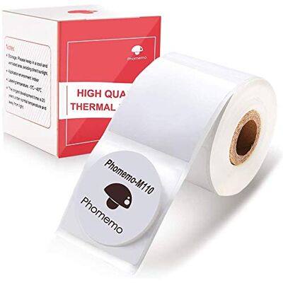 Phomemo M110 Etiquetas redondas Térmicas Etiqueta Autoadhesiva,1,18"x 1,18"(30x30mm), adecuada para M110 M120 M220 M221 M108 M102 M100 M150 M250 M260 Etiquetadora,200 etiquetas/rollo Phomemo M110 Etiquetas redondas Térmicas Etiqueta Autoadhesiva,1,18"x 1,18"(30x30mm), adecuada para M110 M120 M220 M221 M108 M102 M100 M150 M250 M260 Etiquetadora,200 etiquetas/rollo