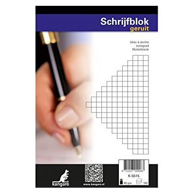Kangaro Bloc de notas (5 unidades, A5, cuadriculado, 5 mm, 60 g, 100 hojas) Kangaro Bloc de notas (5 unidades, A5, cuadriculado, 5 mm, 60 g, 100 hojas)