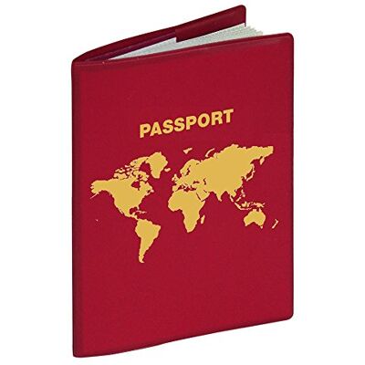 HERMA 5549 RFID Funda protectora para el pasaporte, color rojo HERMA 5549 RFID Funda protectora para el pasaporte, color rojo