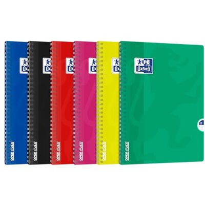 Oxford OpenFlex Juego de 5 cuadernos de espiral (cuadros grandes, 100 páginas, 24 x 32), varios colores Oxford OpenFlex Juego de 5 cuadernos de espiral (cuadros grandes, 100 páginas, 24 x 32), varios colores