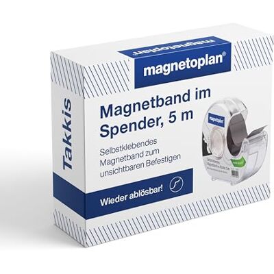 magnetoplan Magnetband im Spender, selbstklebend, schwarz magnetoplan Magnetband im Spender, selbstklebend, schwarz