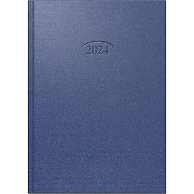 BRUNNEN Agenda diaria modelo 765 2024 1 página = 1 día tamaño de la hoja 14,3 x 20,2 cm, color azul cosmos BRUNNEN Agenda diaria modelo 765 2024 1 página = 1 día tamaño de la hoja 14,3 x 20,2 cm, color azul cosmos