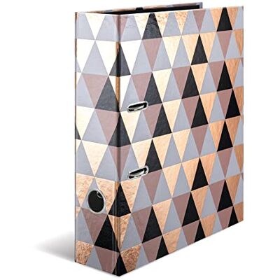 HERMA A4 Abstract en hermosos Roségold y refinado Rauten-Muster Un must para cualquier Büroorganisation HERMA A4 Abstract en hermosos Roségold y refinado Rauten-Muster Un must para cualquier Büroorganisation