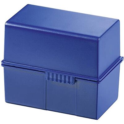 HAN 1x caja azul para fichas DIN A7 300 fichas Registro A-Z 121x74x101 mm Fabricado en Alemania, DIN A7, 121x74x101 mm, índice A-Z, aprendizaje de vocabulario, rayado, caja para fichas, fichas HAN 1x caja azul para fichas DIN A7 300 fichas Registro A-Z 121x74x101 mm Fabricado en Alemania, DIN A7, 121x74x101 mm, índice A-Z, aprendizaje de vocabulario, rayado, caja para fichas, fichas