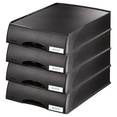 Leitz Bandeja de escritorio (Negro, Poliestireno) Leitz Bandeja de escritorio (Negro, Poliestireno)