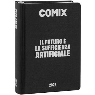 COMIX Agenda mini diaria de 16 meses, agenda escolar 2024-2025 para niños y niñas, con tapa dura, ideal para la escuela secundaria, 11 x 15,3 cm, negra y plateada COMIX Agenda mini diaria de 16 meses, agenda escolar 2024-2025 para niños y niñas, con tapa dura, ideal para la escuela secundaria, 11 x 15,3 cm, negra y plateada