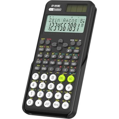 ROATEE Calculadora científica para Estudiantes, calculadora científica con Pantalla de 2 líneas y 401 Funciones, calculadora matemática de Escritorio para la Escuela y la Oficina ROATEE Calculadora científica para Estudiantes, calculadora científica con Pantalla de 2 líneas y 401 Funciones, calculadora matemática de Escritorio para la Escuela y la Oficina