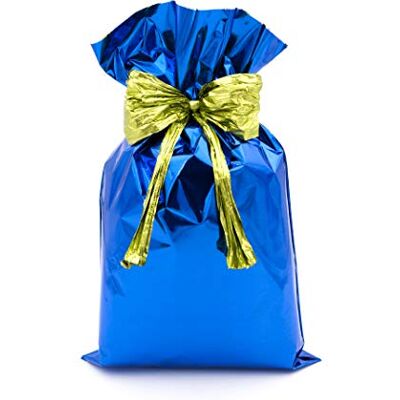 Italpak I Bolsas de Regalo, Sobres Regalo Mezalizado, Azul, 50 Piezas, 25x40cm Italpak I Bolsas de Regalo, Sobres Regalo Mezalizado, Azul, 50 Piezas, 25x40cm