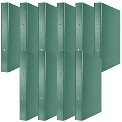 DONAU Archivador de anillas verde Mecanismo de 2 juntas tóricas de 30 mm, DIN A4, cartón/plástico, cartón de 1,9 mm de grosor con Eco PP 100µ, paquete de 10 unidades DONAU Archivador de anillas verde Mecanismo de 2 juntas tóricas de 30 mm, DIN A4, cartón/plástico, cartón de 1,9 mm de grosor con Eco PP 100µ, paquete de 10 unidades