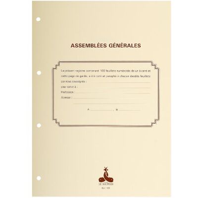 ESME JEAN D' El Delfín Ref. Recarga numerada/perforada 100 hojas lisas 90 g, con guardias para archivadores legales Asambleas Generales, Junta Directiva, libros de registro e inventario A4 ESME JEAN D' El Delfín Ref. Recarga numerada/perforada 100 hojas lisas 90 g, con guardias para archivadores legales Asambleas Generales, Junta Directiva, libros de registro e inventario A4