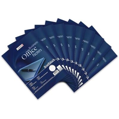 herlitz Landre Office Lote de 10 libretas A4, 50 hojas con rayas, 70 g/m² herlitz Landre Office Lote de 10 libretas A4, 50 hojas con rayas, 70 g/m²