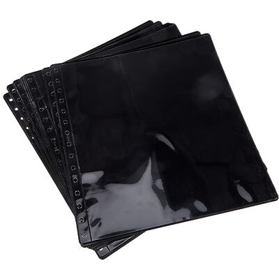PARDO Pack de 10 fundas transparente, 2 Alojamientos por hoja PARDO Pack de 10 fundas transparente, 2 Alojamientos por hoja