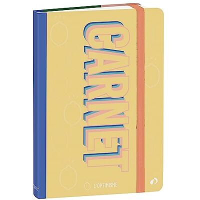 QUO VADIS Colección: L'Optimismo CARNET 21 LOPTIMISMO con elástico 15x21cm Graphic QUO VADIS Colección: L'Optimismo CARNET 21 LOPTIMISMO con elástico 15x21cm Graphic