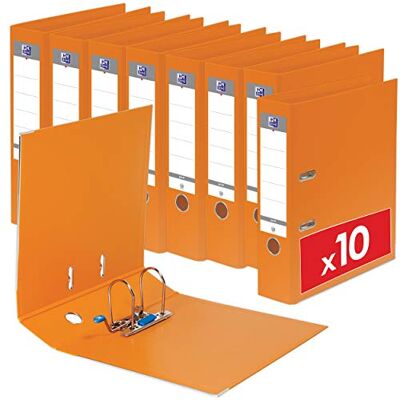 Oxford Smart Pro+ Archivador (A4, 80 mm, PP/PP), color naranja Oxford Smart Pro+ Archivador (A4, 80 mm, PP/PP), color naranja