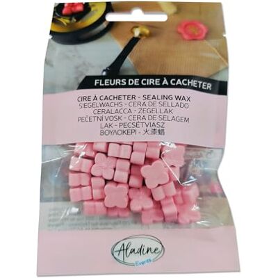 Aladine 72630 – 60 perlas de cera para ocultar – rosa claro – para crear sello de cera – flores de cera – hacer parte de boda, nacimiento, letras, correos, menús y regalos – 72630 Aladine 72630 – 60 perlas de cera para ocultar – rosa claro – para crear sello de cera – flores de cera – hacer parte de boda, nacimiento, letras, correos, menús y regalos – 72630