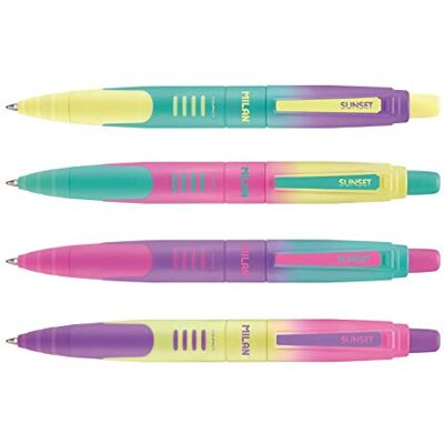 MILAN BOLÍGRAFO MILÁN COMPACT SUNSET TINTA AZUL PUNTA 1MM COLORES SURTIDOS 14.1*1.7CM MILAN BOLÍGRAFO MILÁN COMPACT SUNSET TINTA AZUL PUNTA 1MM COLORES SURTIDOS 14.1*1.7CM