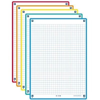 Oxford Revision 2.0 Lote de 50 fichas bristol tamaño A5 (14, 8 x 21 cm) pequeñas baldosas recto/reversa, marco turquesa Oxford Revision 2.0 Lote de 50 fichas bristol tamaño A5 (14, 8 x 21 cm) pequeñas baldosas recto/reversa, marco turquesa