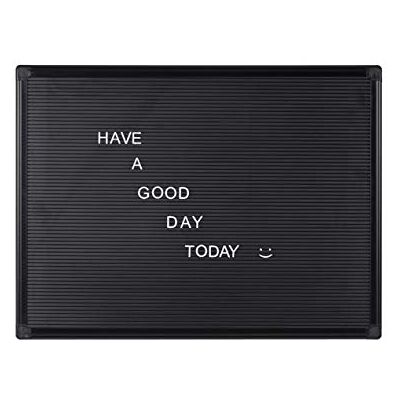 Bi-Office 600 x 450 mm Portrait Maya Aluminium Frame Letterboard Black Bi-Office 600 x 450 mm Portrait Maya Aluminium Frame Letterboard Black