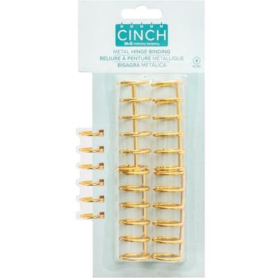 We R Memory Keepers We R Makers Cinch Metal Hinge Binding 2:1-4 Uniones de Bisagra Metálica Dorada para Encuadernación de Libros & Diarios Compatible con Encuadernadora Cinch We R Memory Keepers We R Makers Cinch Metal Hinge Binding 2:1-4 Uniones de Bisagra Metálica Dorada para Encuadernación de Libros & Diarios Compatible con Encuadernadora Cinch
