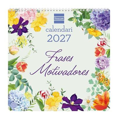 Finocam Calendario Pared Escribir 2027 Art Frases motivadoras · Catalán Finocam Calendario Pared Escribir 2027 Art Frases motivadoras · Catalán