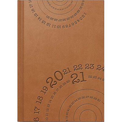 rido/idé ridoidé 7026026801 Mentor, Planificador Calendario Organizador, 1 página = 1 día, 145 x 206 mm, cubierta de piel sintética, Compass mostaza, calendario 2021 rido/idé ridoidé 7026026801 Mentor, Planificador Calendario Organizador, 1 página = 1 día, 145 x 206 mm, cubierta de piel sintética, Compass mostaza, calendario 2021