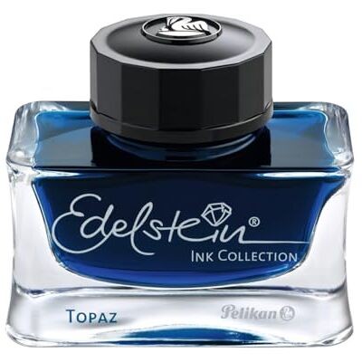 Pelikan Colección de Tinta Edelstein Botella de Topacio (azul brillante) 50 Ml Pelikan Colección de Tinta Edelstein Botella de Topacio (azul brillante) 50 Ml