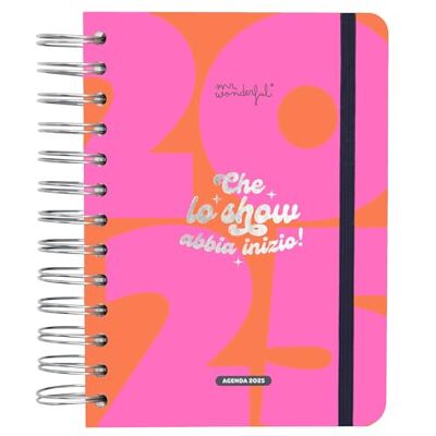 Mr. Wonderful Agenda Wonder pequeña 2025 diaria – Que el show comience – Incluye 8 hojas de pegatinas y frases diarias motivacionales Mr. Wonderful Agenda Wonder pequeña 2025 diaria – Que el show comience – Incluye 8 hojas de pegatinas y frases diarias motivacionales