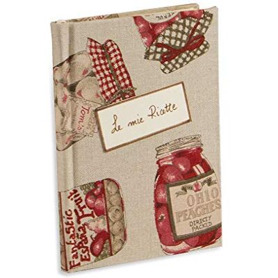 Mareli Recetario personal para escribir con 3 marcapáginas de comida con 60 hojas (120 páginas sin numerar) en papel marfil a rayas Mareli Recetario personal para escribir con 3 marcapáginas de comida con 60 hojas (120 páginas sin numerar) en papel marfil a rayas