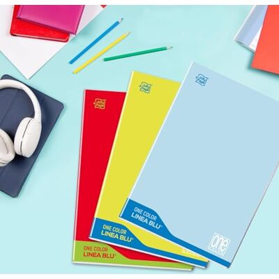 Blasetti 6 Maxi cuadernos DIDÁCTICOS One Color. Papel de 100gr, 72 páginas + contraportada, Jolly Page, ideales para disgrafía, paquete con colores surtidos C5 Blasetti 6 Maxi cuadernos DIDÁCTICOS One Color. Papel de 100gr, 72 páginas + contraportada, Jolly Page, ideales para disgrafía, paquete con colores surtidos C5