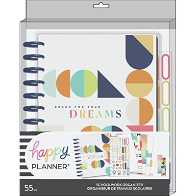 The Happy Planner Organizador para Estudiantes, A4, Varios Medios, Diario, Planificador The Happy Planner Organizador para Estudiantes, A4, Varios Medios, Diario, Planificador