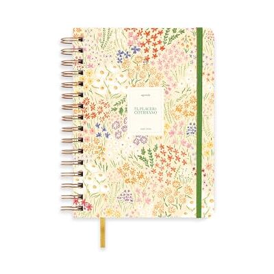 UO Agenda Escolar Bloom Día Página: Empieza en septiembre de 2025 y Acaba en Agosto de 2026, Tapa Dura, con 127 Stickers, Goma elástica y Cinta de Registro, Flores UO Agenda Escolar Bloom Día Página: Empieza en septiembre de 2025 y Acaba en Agosto de 2026, Tapa Dura, con 127 Stickers, Goma elástica y Cinta de Registro, Flores