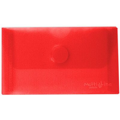Grafoplas Pack 5 Sobres Plastico, Tamaño Tarjeta, Cierre Textil Adhesivo, Rojo, Multiline, 10,5x6,2cm, Polipropileno Cristal Rayado Traslúcido, Perfecto para Tarjetas de Visita Grafoplas Pack 5 Sobres Plastico, Tamaño Tarjeta, Cierre Textil Adhesivo, Rojo, Multiline, 10,5x6,2cm, Polipropileno Cristal Rayado Traslúcido, Perfecto para Tarjetas de Visita