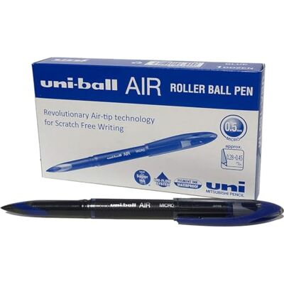 Uni-Ball Uba-188 Air Micro, 12 Unidades, Azul Uni-Ball Uba-188 Air Micro, 12 Unidades, Azul