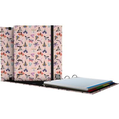 Grafoplas Carpesano 4 Anillas a4 Butterfly Bits&Bobs Pop Up Desing Incluye Recambio Cuadricula 5x5 Borde Color 90g Separadores Sobre Transparente Lomo Curvo Ergonómico Carpebook Grafoplas Carpesano 4 Anillas a4 Butterfly Bits&Bobs Pop Up Desing Incluye Recambio Cuadricula 5x5 Borde Color 90g Separadores Sobre Transparente Lomo Curvo Ergonómico Carpebook